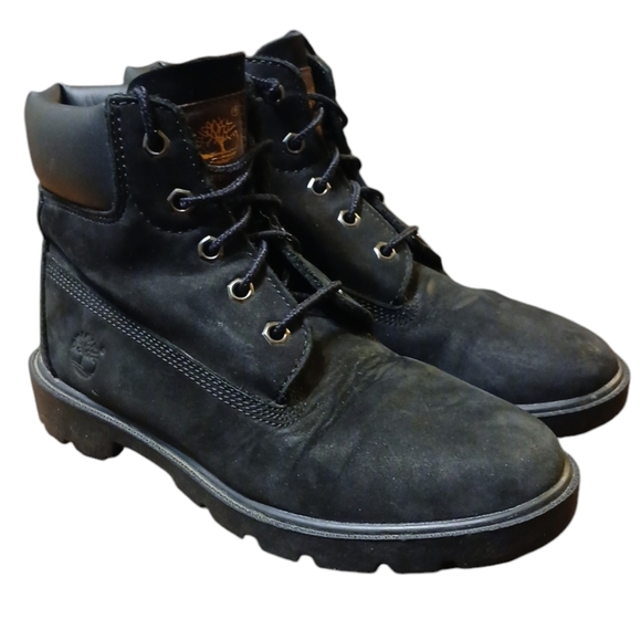 Timberland Women’s Premium Black Waterproof Boots Size 5.5 - Picture 11 of 14